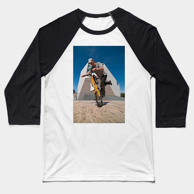 Bmx training Baseball T-Shirt by homydesign